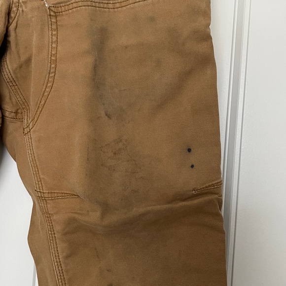 Well Worn Carhartt Men's Double Front Utility Work Relaxed Fit Pants 30x30 - Picture 3 of 16